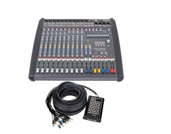 DYNACORD Powermate 1000-3 Power Mixer 2X1OOOW, 6 Mic/Line + 4 950