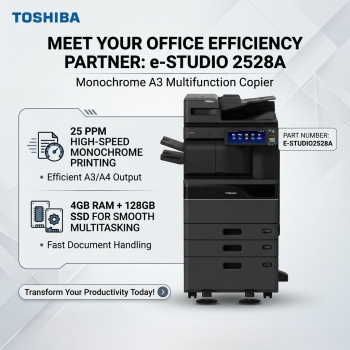 Toshiba e-STUDIO 2528A Monochrome A3 Multifunction Copier 25 PPM Printer