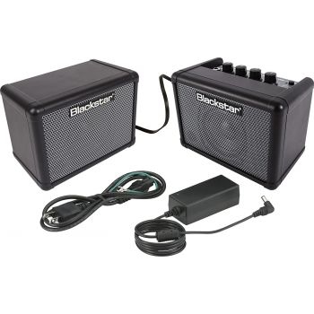 Blackstar Fly3 Stereo Bass Pack-6 Watt 2 x 3" Black Combo Amp with Extension Speaker