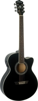Washburn EA12B Mini Jumbo Acoustic Electric Guitar