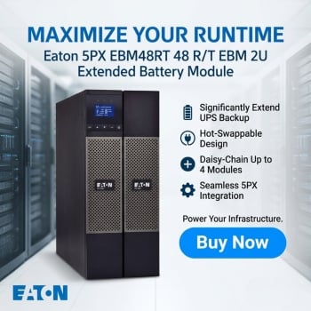 Eaton 5PX EBM48RT 48 R/T EBM 2U Extended Battery Module