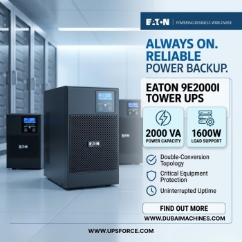 Eaton 9E2000I 2000 VA 1600W Tower UPS Reliable Power Backup
