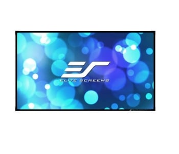 Elite Screens AR92WH2 92" Aeon Series 8K / 4K Ultra HD Fixed Frame Projector Screen