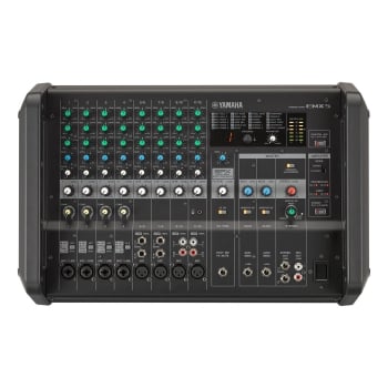 Yamaha EMX5 12-Input 1260W Powered Mixer with SPX Effects & 8 Mic Preamps