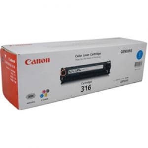 Canon Cyan Original LaserJet Toner Cartridge EP 316