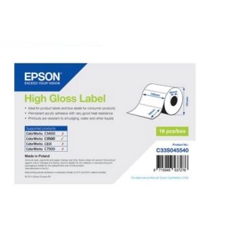 Epson High Gloss Label - Die-cut Roll: 102mm x 76mm, 415 labels