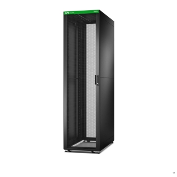 APC ER6822 600mm-48U-1200mm & Roof, Side Panel Castors Feet & 4 Brackets No Bottom Black Easy Rack