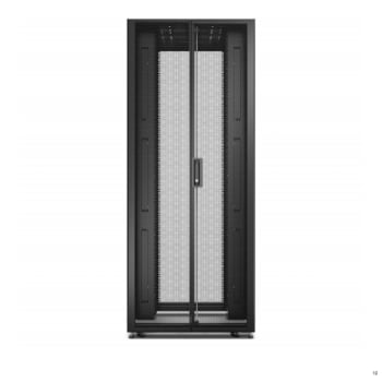 APC ER8802 800mm-48U-1000mm & Roof, Side Panel Castors Feet & 4 Brackets No Bottom Black Easy Rack