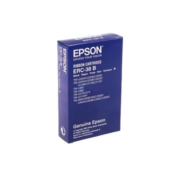 Epson Black Fabric Original Dot Matrix Ribbon Cartridge ERC-38B