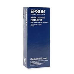 Epson Black Fabric Original Dot Matrix Ribbon Cartridge ERC-27B