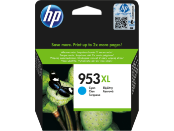 HP 953XL Cyan Original Ink Advantage Cartridge