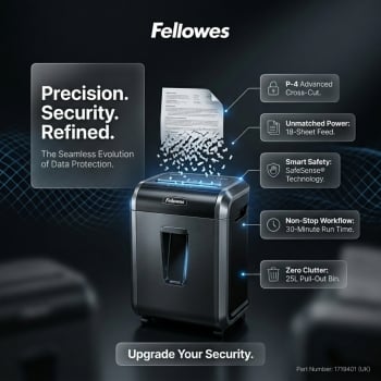 Fellowes Powershred 92Cs Cross-Cut Shredder