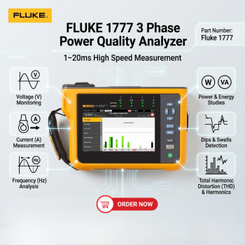 Fluke 1777 3 Phase Power Quality Analyzer 1–20ms High Speed Measurement Power Quality Analyzer