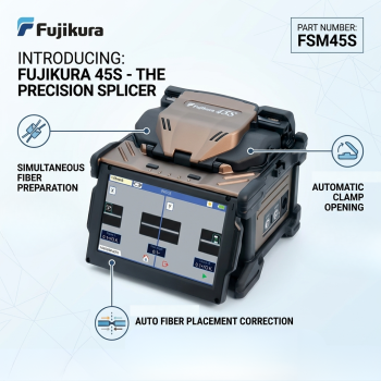 Fujikura 45S Dual Fiber Preparation for Rapid Fusion Splicer