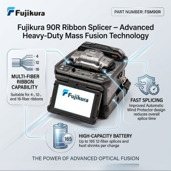 Fujikura 90R Ribbon Splicer – Advanced Heavy-Duty Mass Fusion Technology