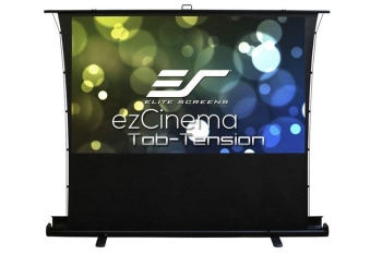 Elite Screens FT80XWH 80" ezCinema2 Manual Floor Pull Up Projector Screen