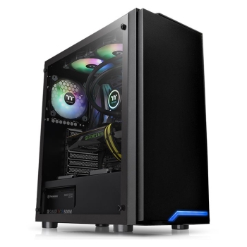 Thermaltake H100 Tempered Glass Mid-Tower Chassis Computer Case
