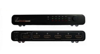 Alpha HDS5X1 HDMI Switch 5 Port With IR Remote Support