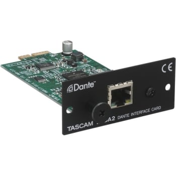 Tascam IF-DA2 2 IN / 2 OUT Dante Interface Card for SS-R250N/SS-CDR250N