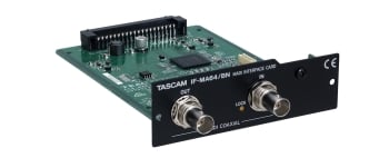 Tascam IF-MA64/BN 64-Channel MADI Coaxial Interface Card for DA-6400 64-Channel Recorder