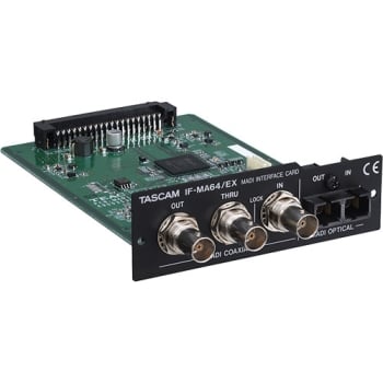 Tascam MADI Optical/Coaxial Interface Card for DA-6400 64-Channel Recorder