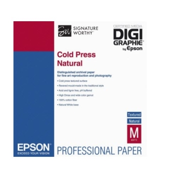 Epson Fine Art Paper Signature Worthy Cold Press Natural 44" Roll Media