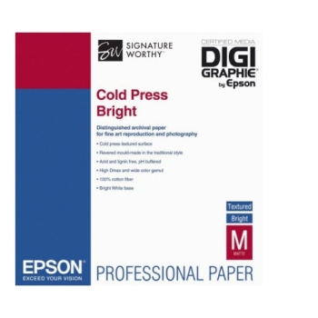 Epson Fine Art Paper Signature Worthy Cold Press Bright 44" Roll Media