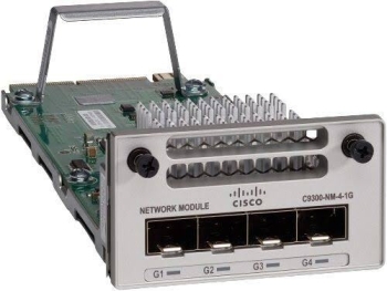 Cisco C9300-NM-4G 4-Port 1G SFP Network Module for Catalyst 9300 Series Switches