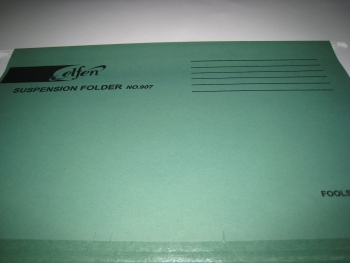 Elfen 907 Suspension File Dull Green (50 Pcs) in 1 Box