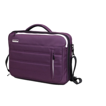 Kingsons K8536W Slice of Life Series 15.6" Laptop Shoulder Bag, Purple