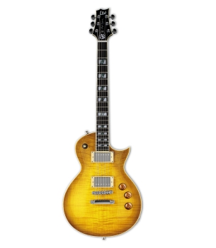 ESP LTD-Alex Skolnick AS1 Signature, Flame Maple in Lemon Burst Finish include Hard Case