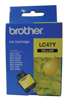 Brother Yellow Ink Cartridges LC47Y