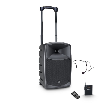 LD Systems ROADBUDDY 10 HS  Bluetooth Speaker with Mixer, Bodypack and Headset