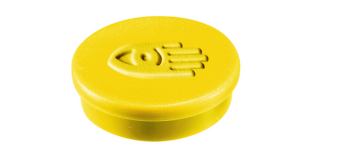Legamaster Coloured Magnet 30 mm Yellow Pack of 10