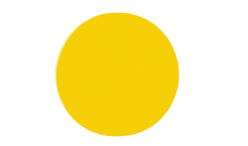 Legamaster Magnetic Symbol, Shape Circles 10 mm, Yellow