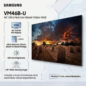 Samsung VM46B-U 46" HD Non-Glare Ultra Narrow Bezel LCD Video Wall