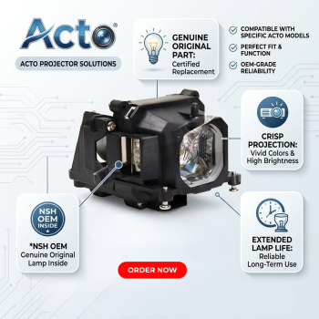 Acto LX620 Projector Lamp with Module