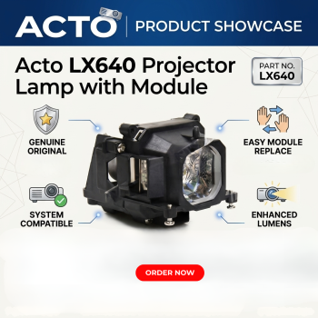 Acto LX640 Projector Lamp with Module