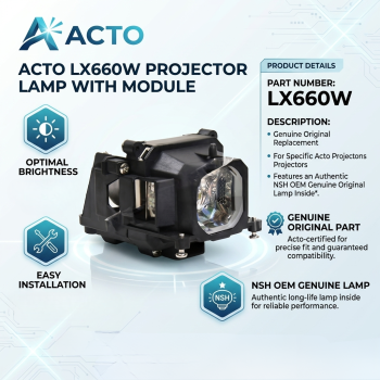 Acto LX660W Projector Lamp with Module