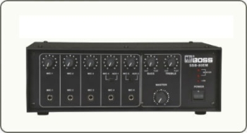 Ahuja SSB80EM 5-Microphone & 1-Aux Input PA Amplifier