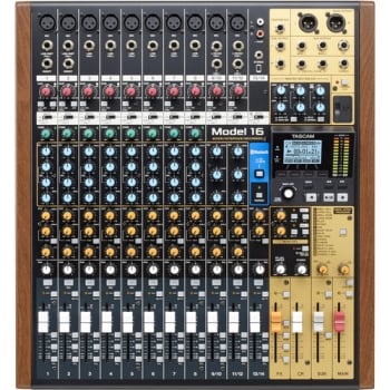 Tascam Model 16 Hybrid 14-Channel Mixer/Multitrack Recorder & USB Audio Interface