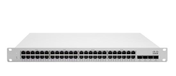 Cisco Meraki MS350-48FP-HW 48-Port Gigabit PoE+ Layer 3 Managed Switch with 4x 10G SFP+ Uplinks, 740W PoE Budget