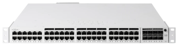 Cisco Meraki MS390-48UX-HW 48-Port Layer 3 Multi-Gigabit UPoE Managed Switch with 2.5GbE, 10GbE/40GbE Modular Uplinks