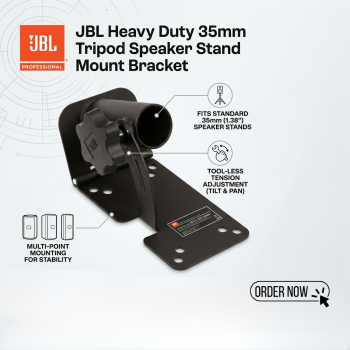 JBL MTC-CBT-SMB1 Heavy Duty 35mm Tripod Speaker Stand Mount Bracket