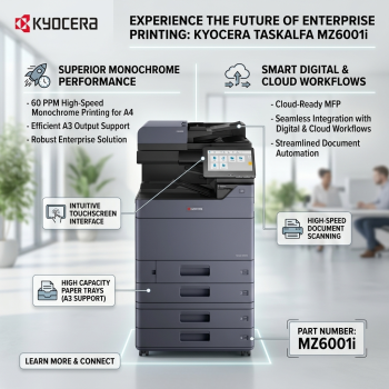 Kyocera TASKalfa MZ6001i A3 60 PPM Monochrome Enterprise Multifunction Printer