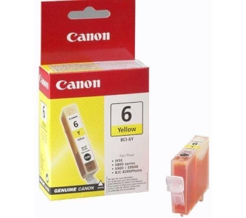 Canon Original Ink Cartridge (BCI-6Y Yellow)