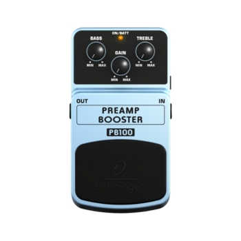 Behringer PB100 Guitar Pedal Gain Bass and Treble Control Preamp Booster 