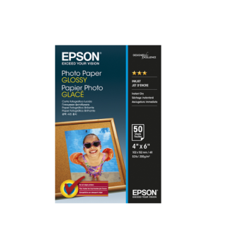 Epson 4" x 6" Photo Paper Glossy - 50 Sheets (200gsm)