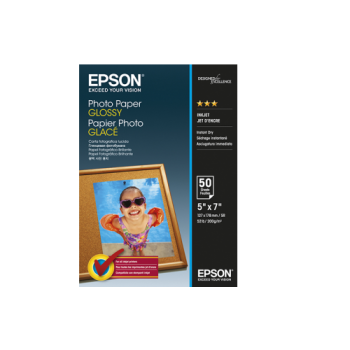Epson 5" x 7" Photo Paper Glossy - 50 Sheets (200gsm)