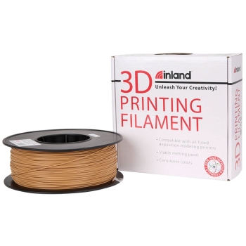 Inland 1.75mm Black PLA 3D Printer Filament Brown